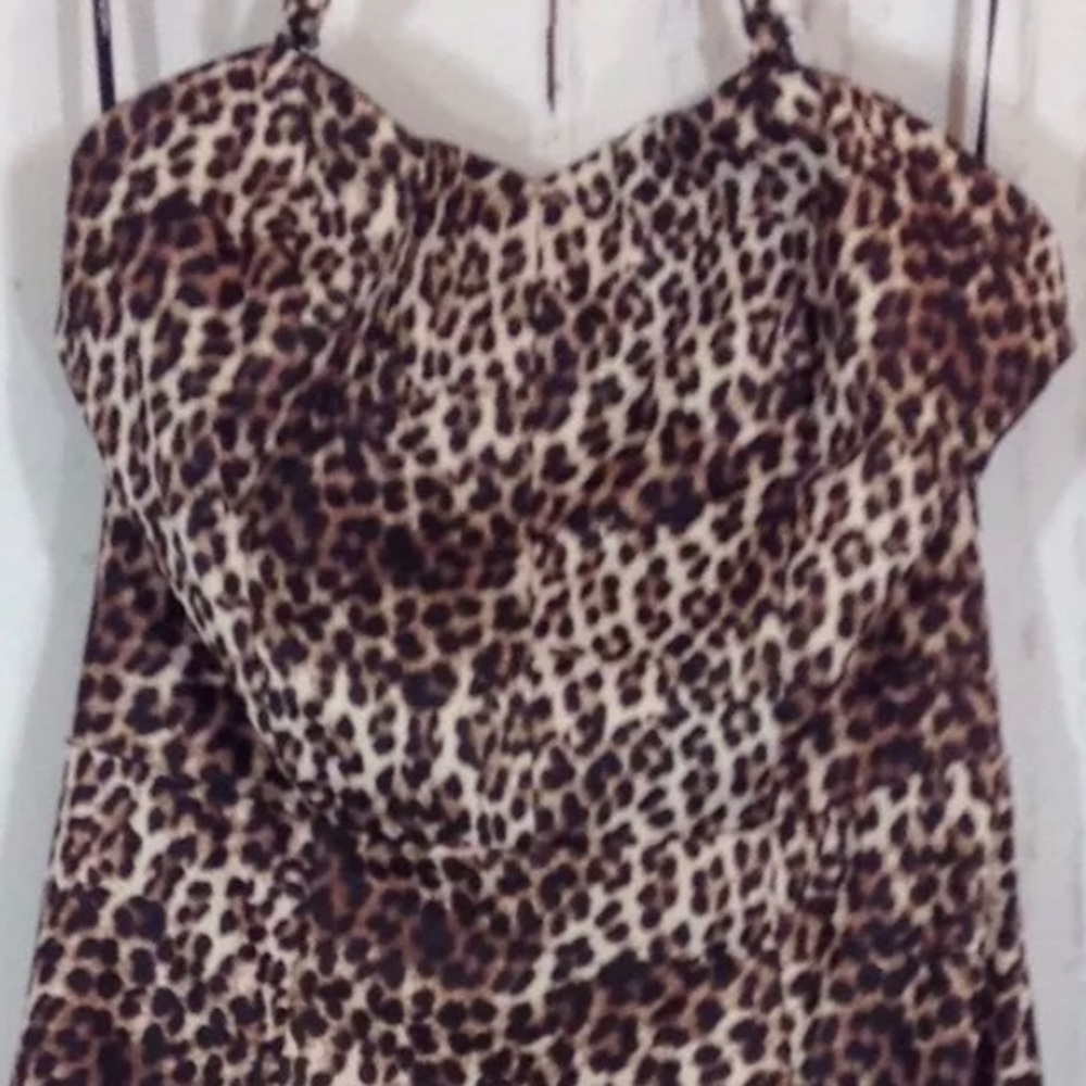 NWT Nikibiki Leopard Convertible Halter Dress - Picture 3 of 7